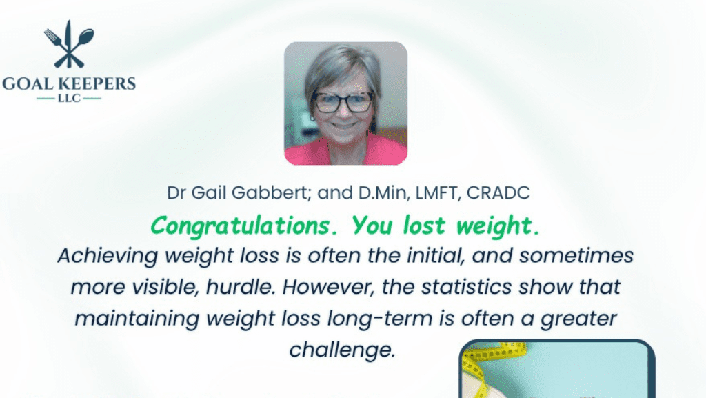 Goal Keeper Support Group Post